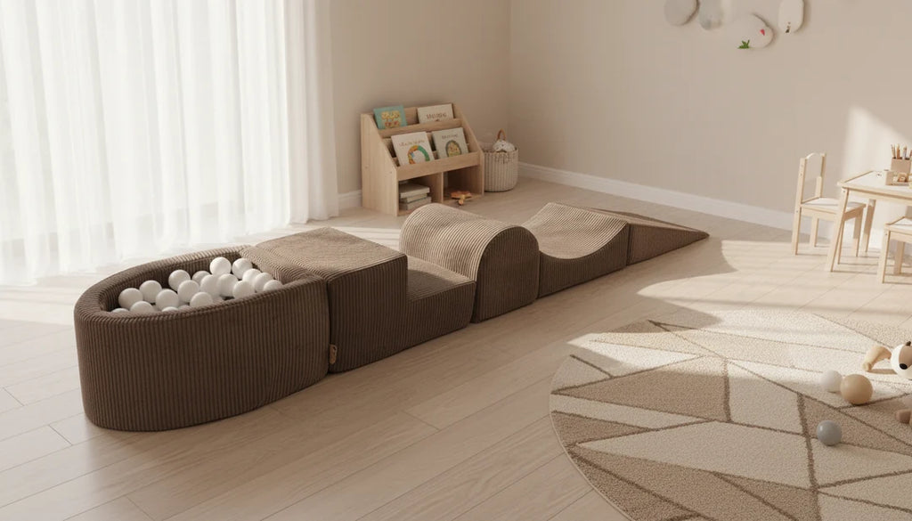 Soft Play igralište za bebe s bazenom s lopticama | MeowBaby® Ribbly